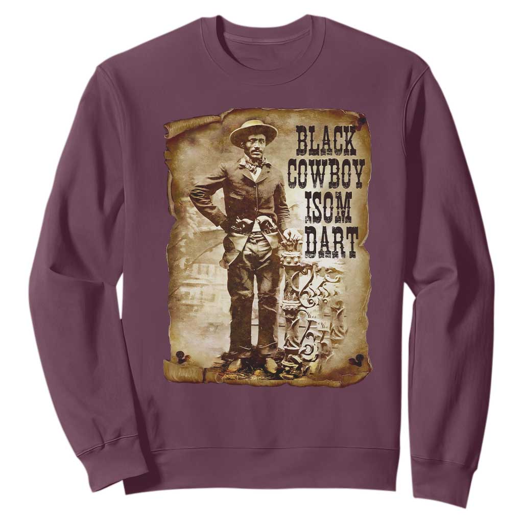 Black Cowboy Isom Dart Sweatshirt African American Cowboys Black History