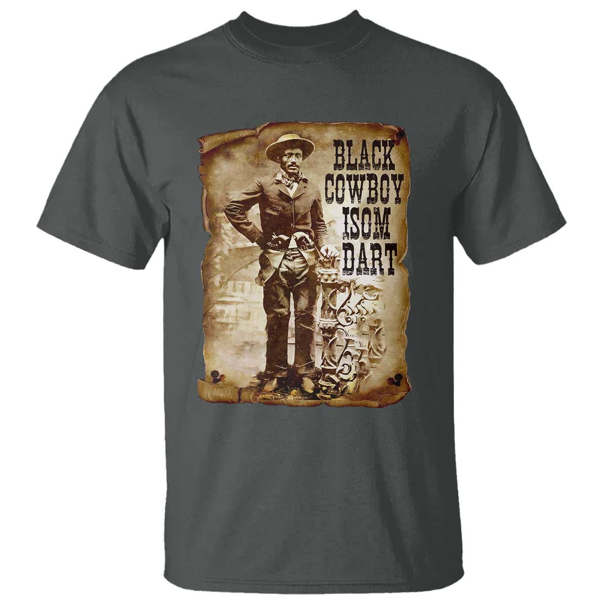 Black Cowboy Isom Dart T Shirt African American Cowboys Black History