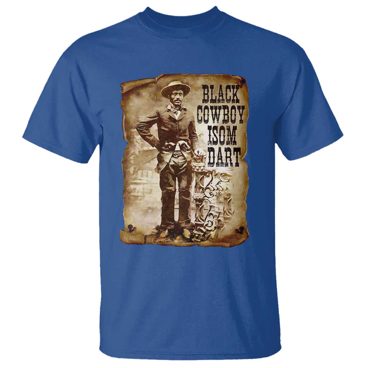 Black Cowboy Isom Dart T Shirt African American Cowboys Black History