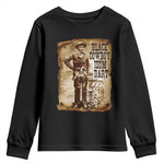 Black Cowboy Isom Dart Youth Sweatshirt African American Cowboys Black History