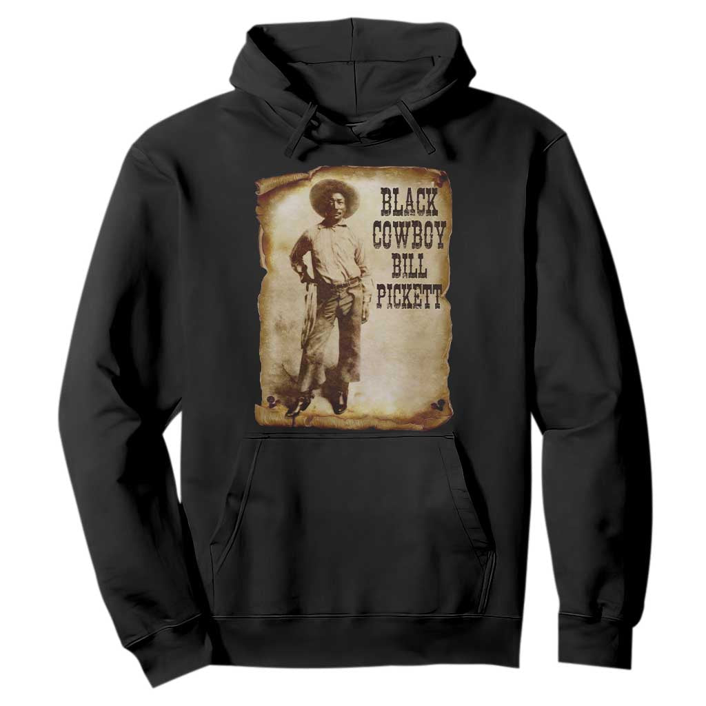 Black Cowboy Bill Pickett Hoodie African American Cowboys Black History