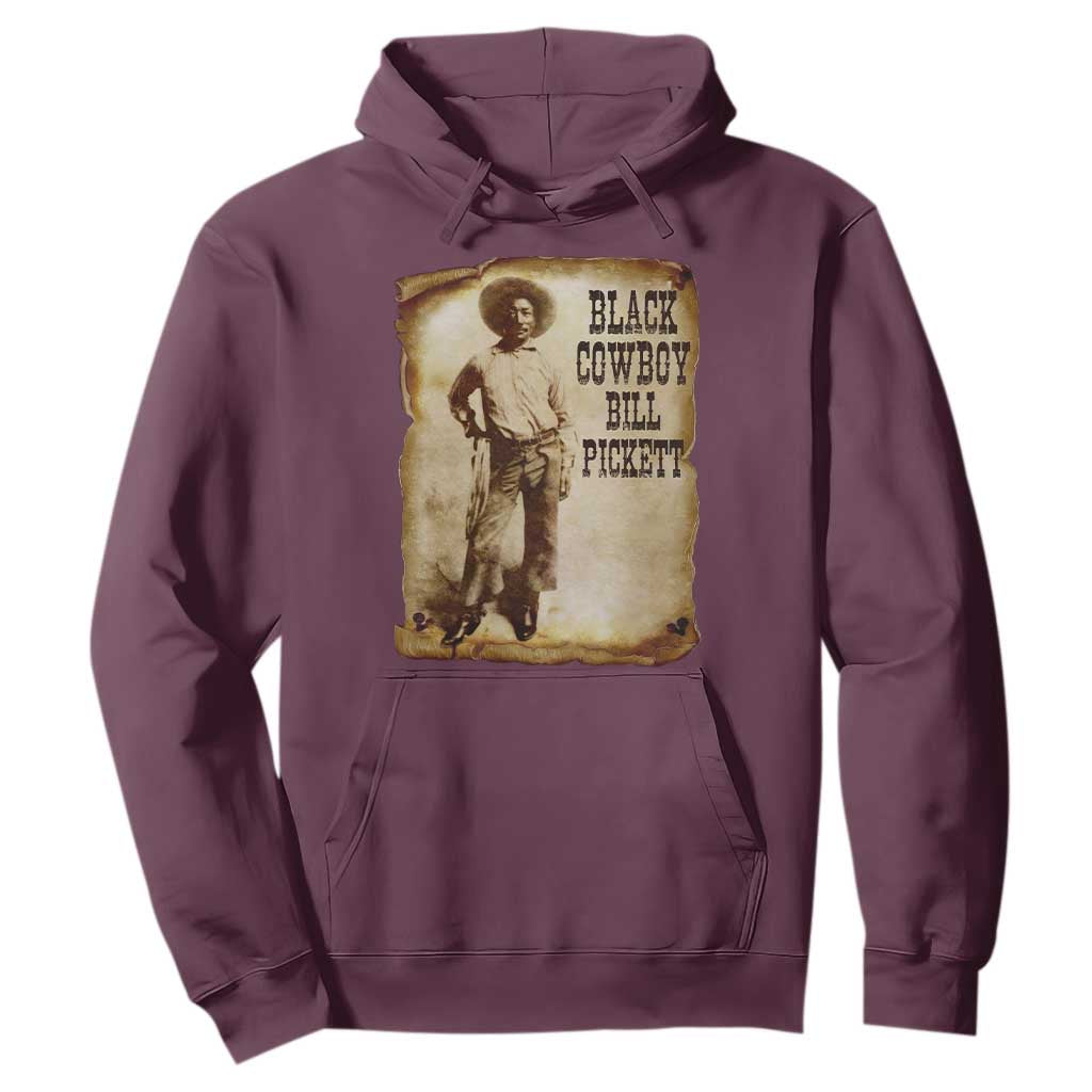 Black Cowboy Bill Pickett Hoodie African American Cowboys Black History