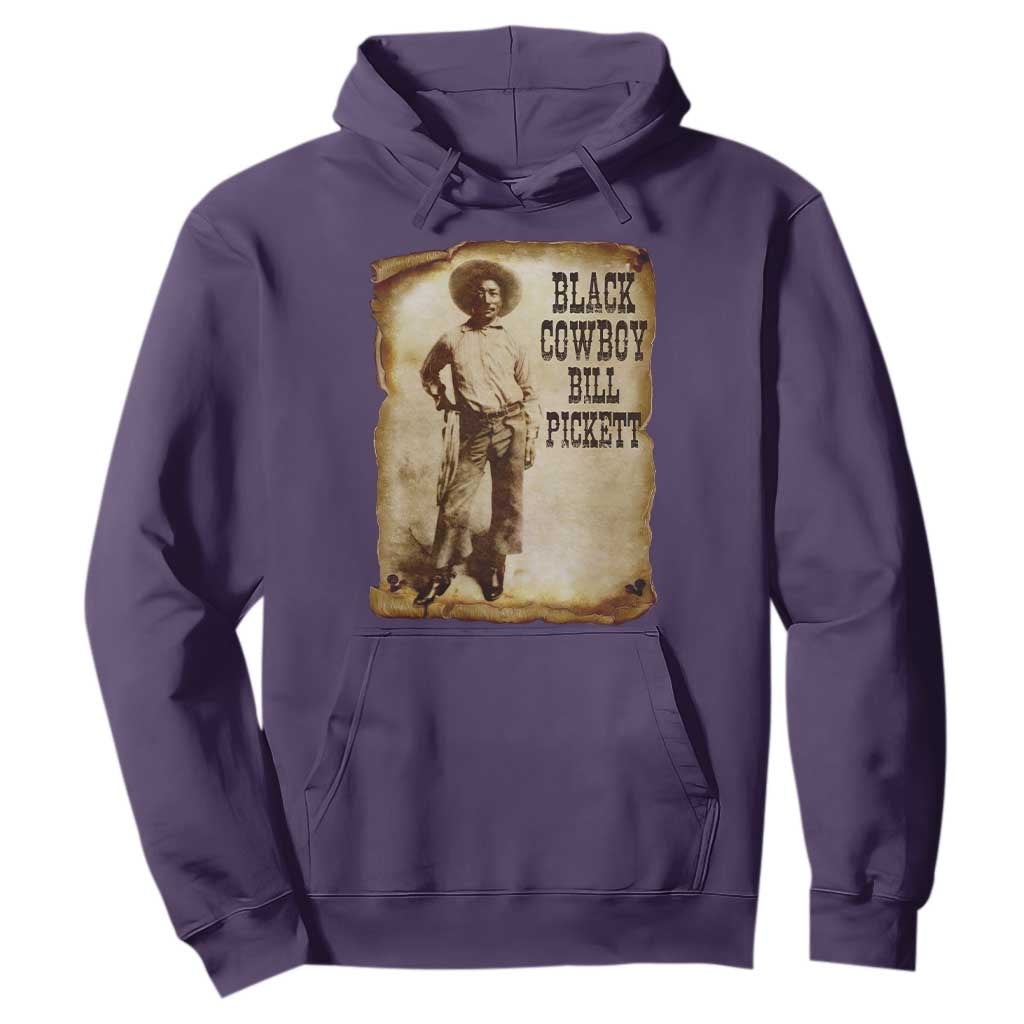 Black Cowboy Bill Pickett Hoodie African American Cowboys Black History