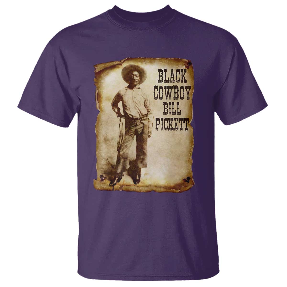 Black Cowboy Bill Pickett T Shirt African American Cowboys Black History