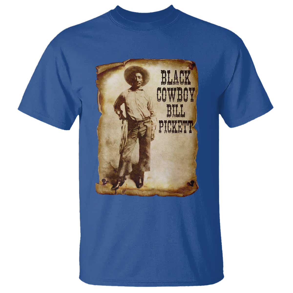 Black Cowboy Bill Pickett T Shirt African American Cowboys Black History