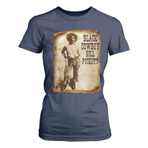 Black Cowboy Bill Pickett T Shirt For Women African American Cowboys Black History