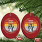 Statue of Liberty Hands Off Protest Christmas Ornament Resist Resistance - African Pride