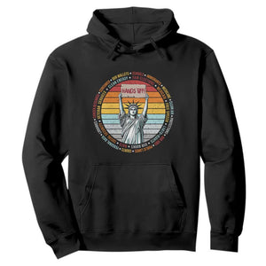 Statue of Liberty Hands Off Protest Hoodie Resist Resistance - African Pride