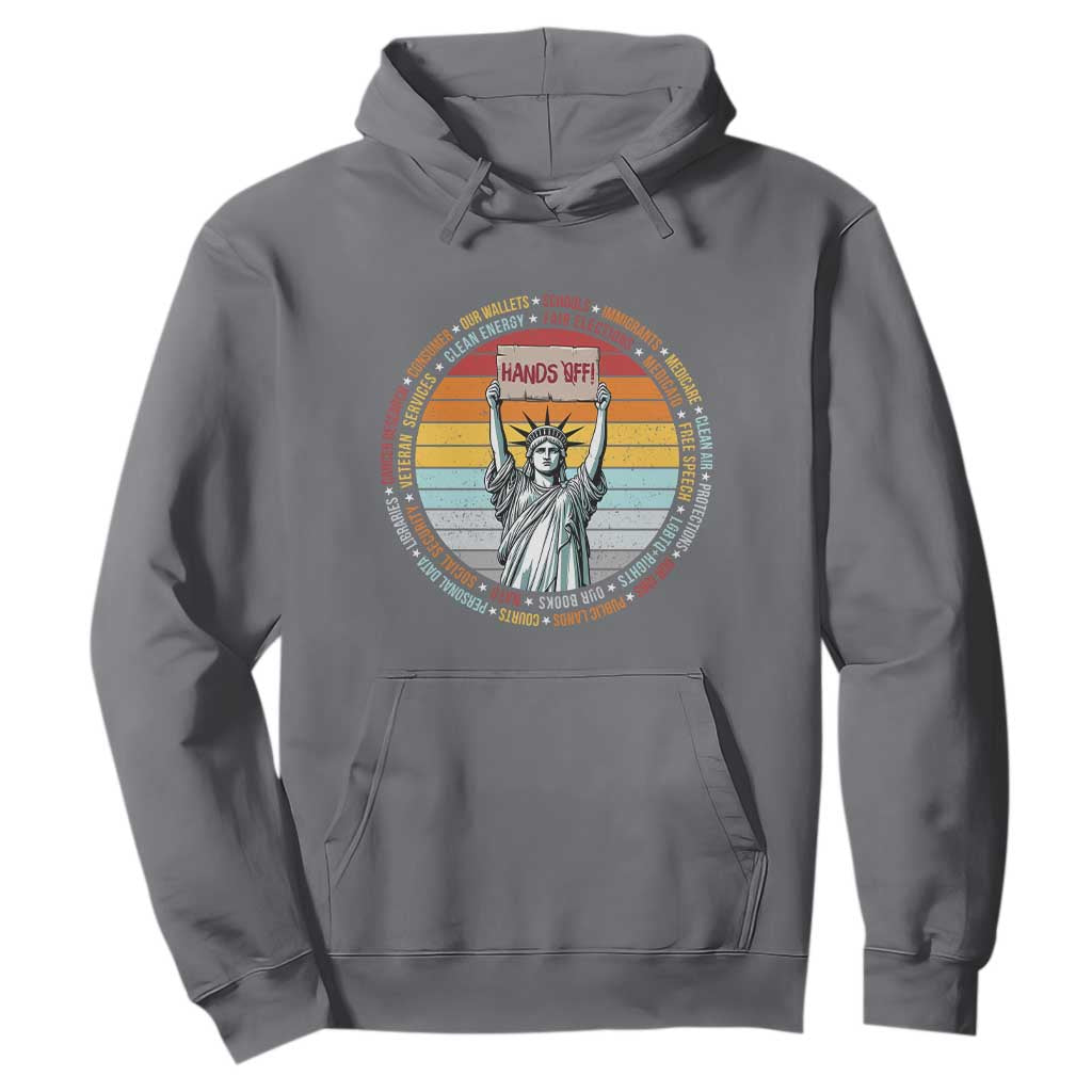 Statue of Liberty Hands Off Protest Hoodie Resist Resistance - African Pride