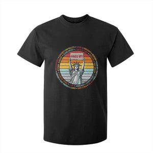 Statue of Liberty Hands Off Protest T Shirt For Kid Resist Resistance - African Pride