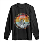 Statue of Liberty Hands Off Protest Long Sleeve Shirt Resist Resistance - African Pride