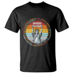 Statue of Liberty Hands Off Protest T Shirt Resist Resistance - African Pride