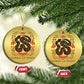 Immigrant Rights Christmas Ornament Chinga La Migra - African Pride