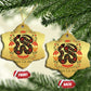 Immigrant Rights Christmas Ornament Chinga La Migra - African Pride