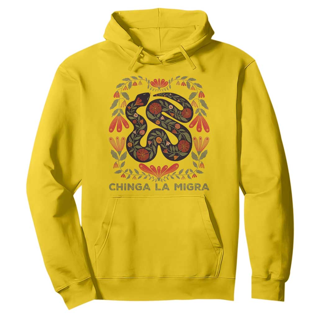 Immigrant Rights Hoodie Chinga La Migra - African Pride