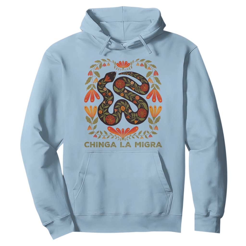 Immigrant Rights Hoodie Chinga La Migra - African Pride