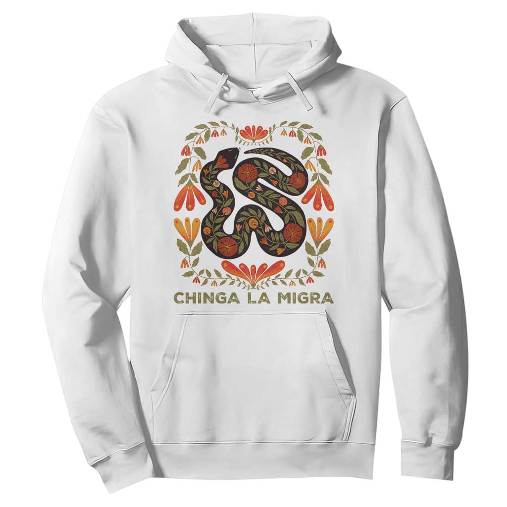 Immigrant Rights Hoodie Chinga La Migra - African Pride