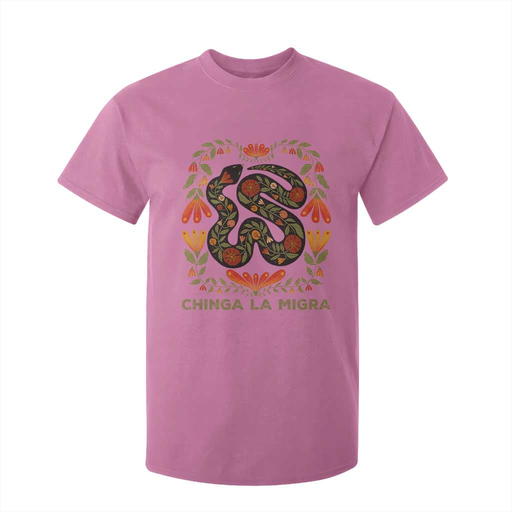 Immigrant Rights T Shirt For Kid Chinga La Migra - African Pride