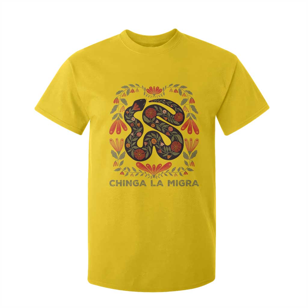 Immigrant Rights T Shirt For Kid Chinga La Migra - African Pride
