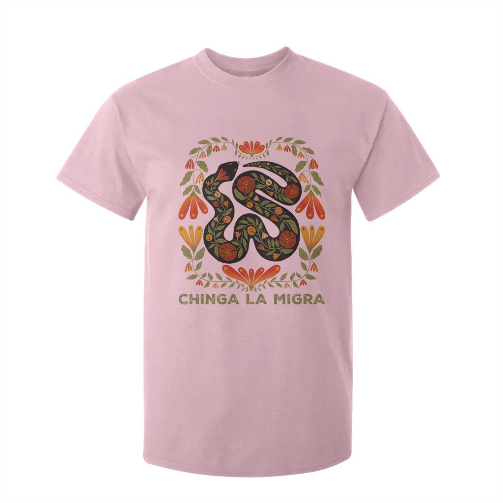 Immigrant Rights T Shirt For Kid Chinga La Migra - African Pride