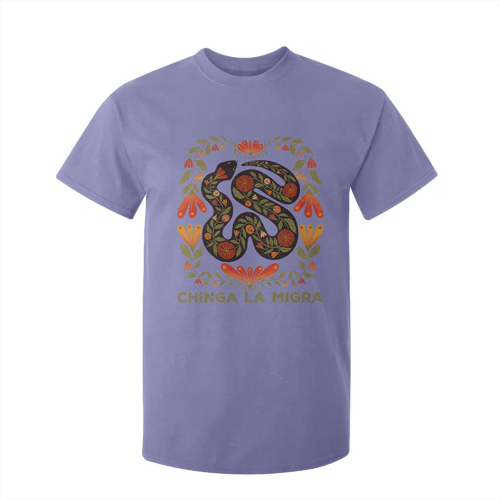 Immigrant Rights T Shirt For Kid Chinga La Migra - African Pride