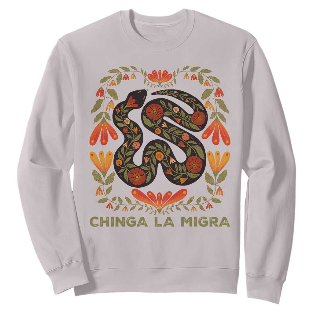 Immigrant Rights Sweatshirt Chinga La Migra - African Pride