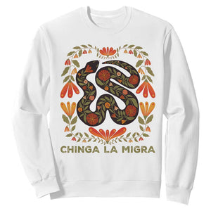 Immigrant Rights Sweatshirt Chinga La Migra - African Pride