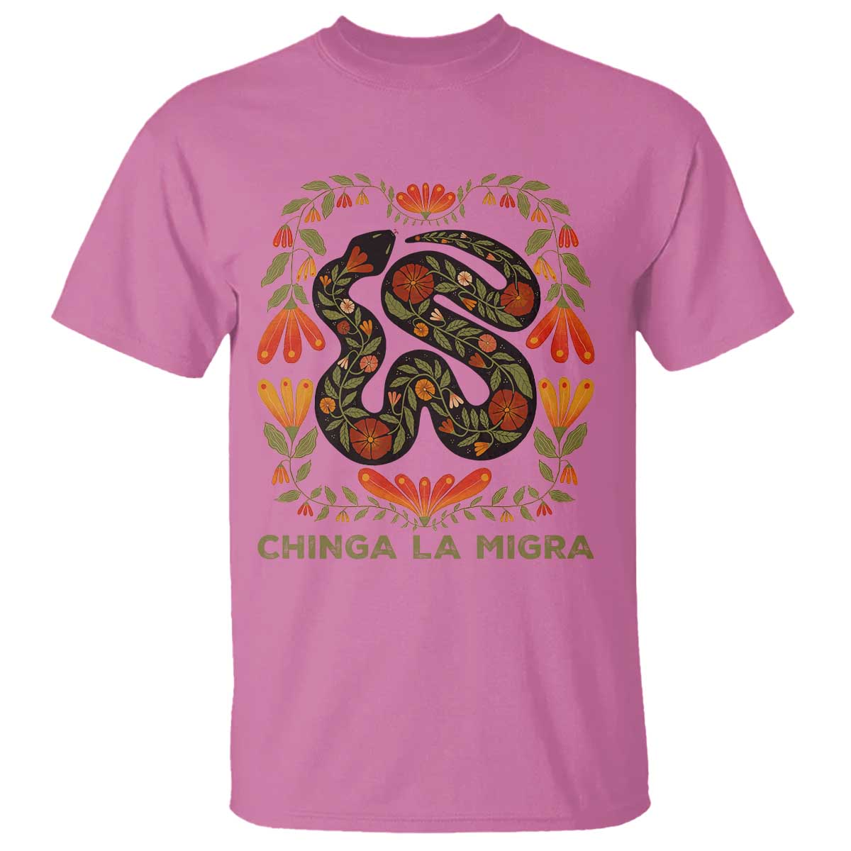 Immigrant Rights T Shirt Chinga La Migra - African Pride