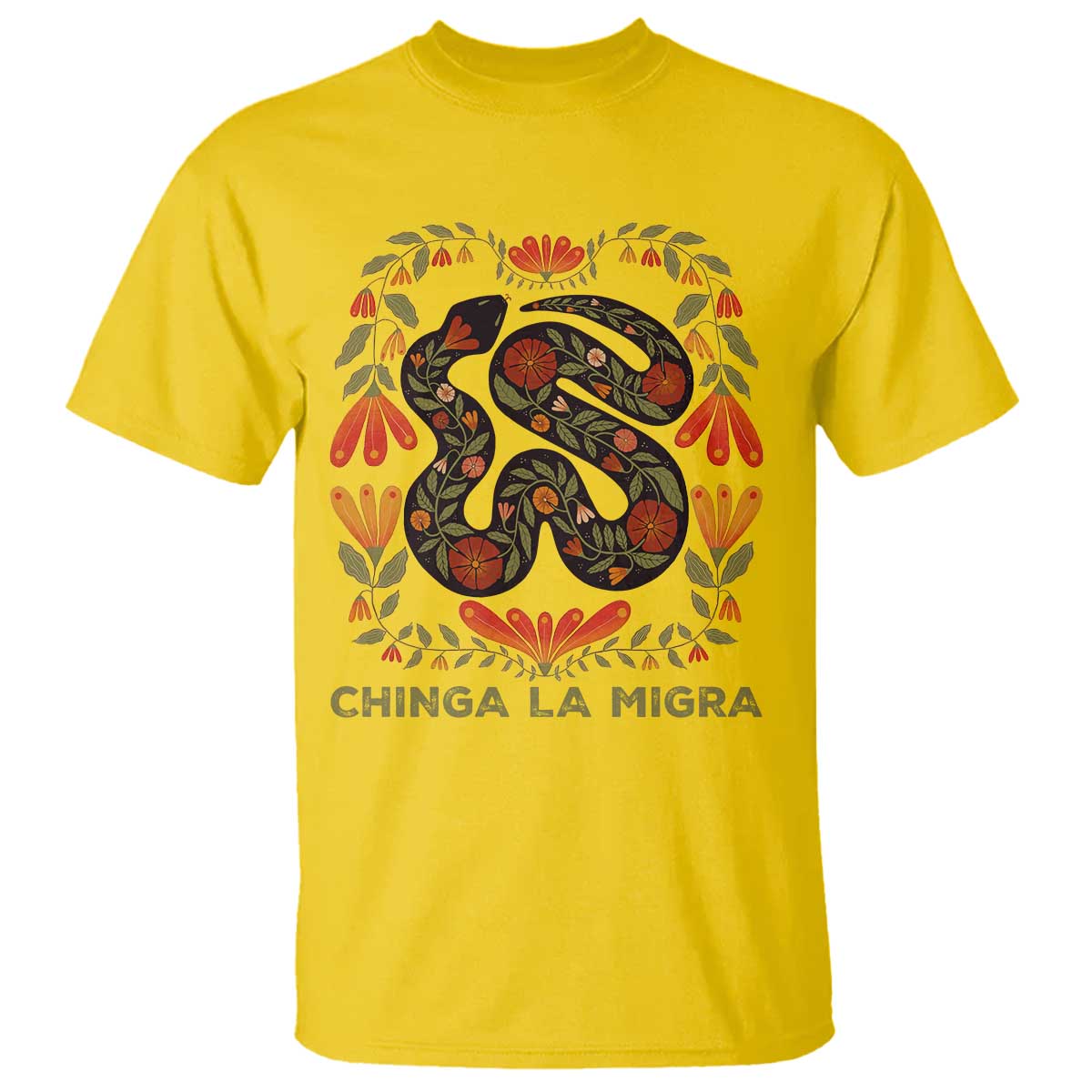 Immigrant Rights T Shirt Chinga La Migra - African Pride