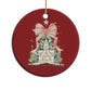 Christian Christmas Christmas Ornament Oh Come Let Us Adore Him Nativity Christmas Tree Bow - African Pride