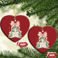 Christian Christmas Christmas Ornament Oh Come Let Us Adore Him Nativity Christmas Tree Bow - African Pride