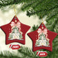 Christian Christmas Christmas Ornament Oh Come Let Us Adore Him Nativity Christmas Tree Bow - African Pride