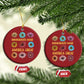 Immigrants Make America Great Christmas Ornament Political Progressive Pro Immigration Wildflower Gift - African Pride