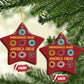 Immigrants Make America Great Christmas Ornament Political Progressive Pro Immigration Wildflower Gift - African Pride