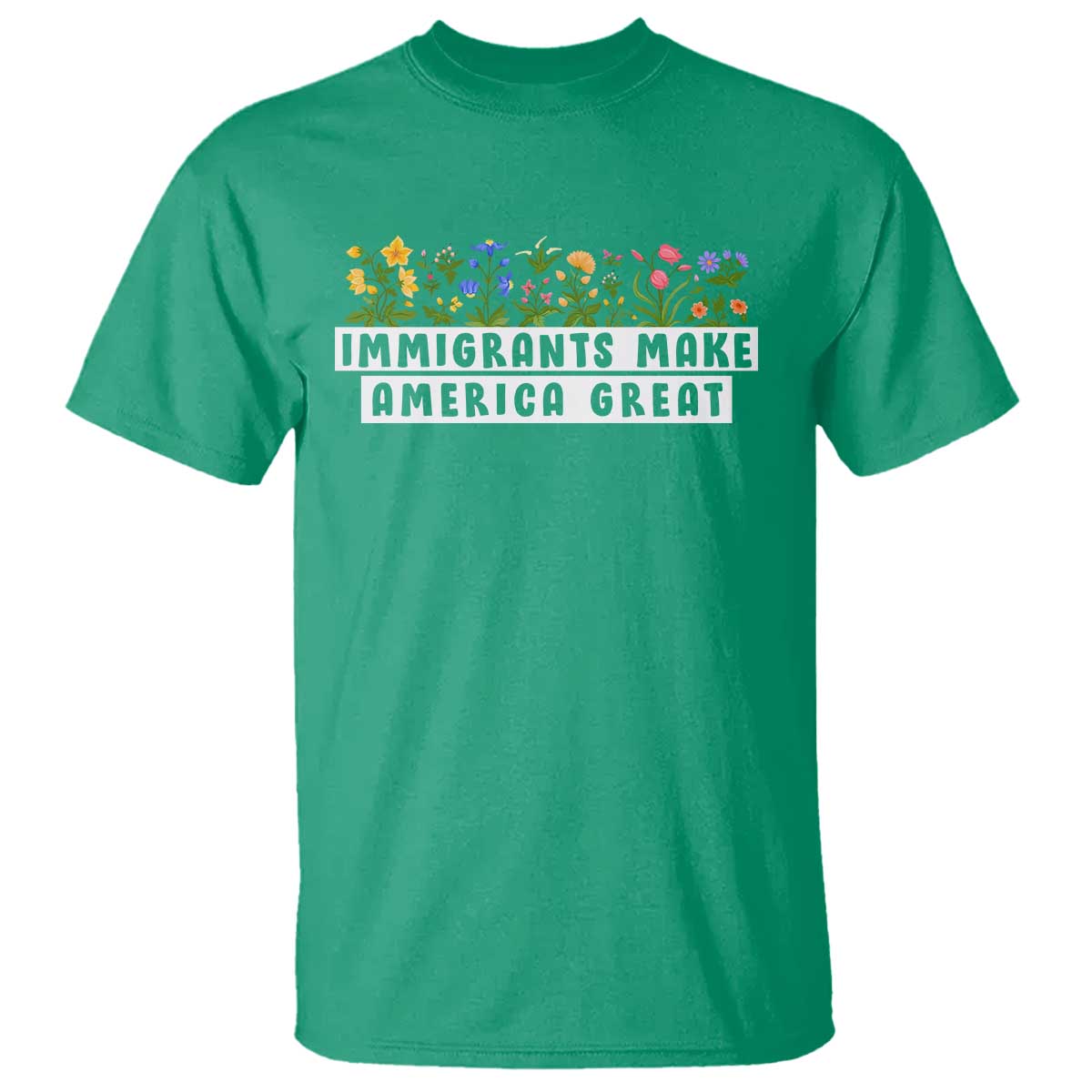 Immigrants Make America Great T Shirt Pro Immigration - African Pride