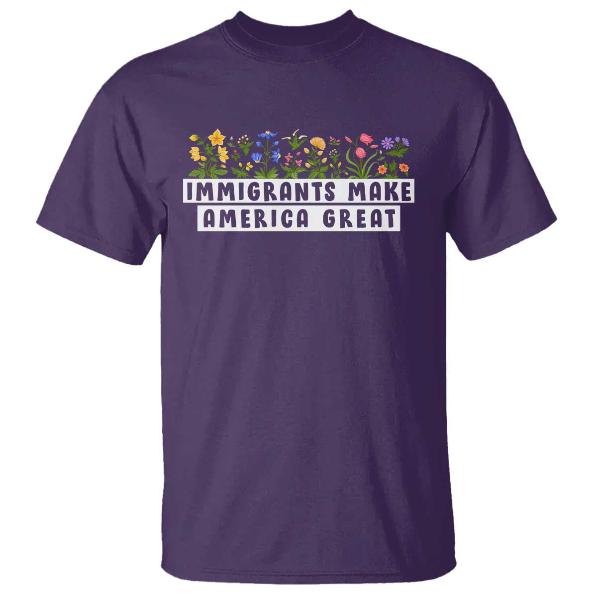 Immigrants Make America Great T Shirt Pro Immigration - African Pride