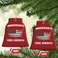 Immigrants Feed America Christmas Ornament Grunge US Flag - African Pride