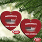 Immigrants Feed America Christmas Ornament Grunge US Flag - African Pride