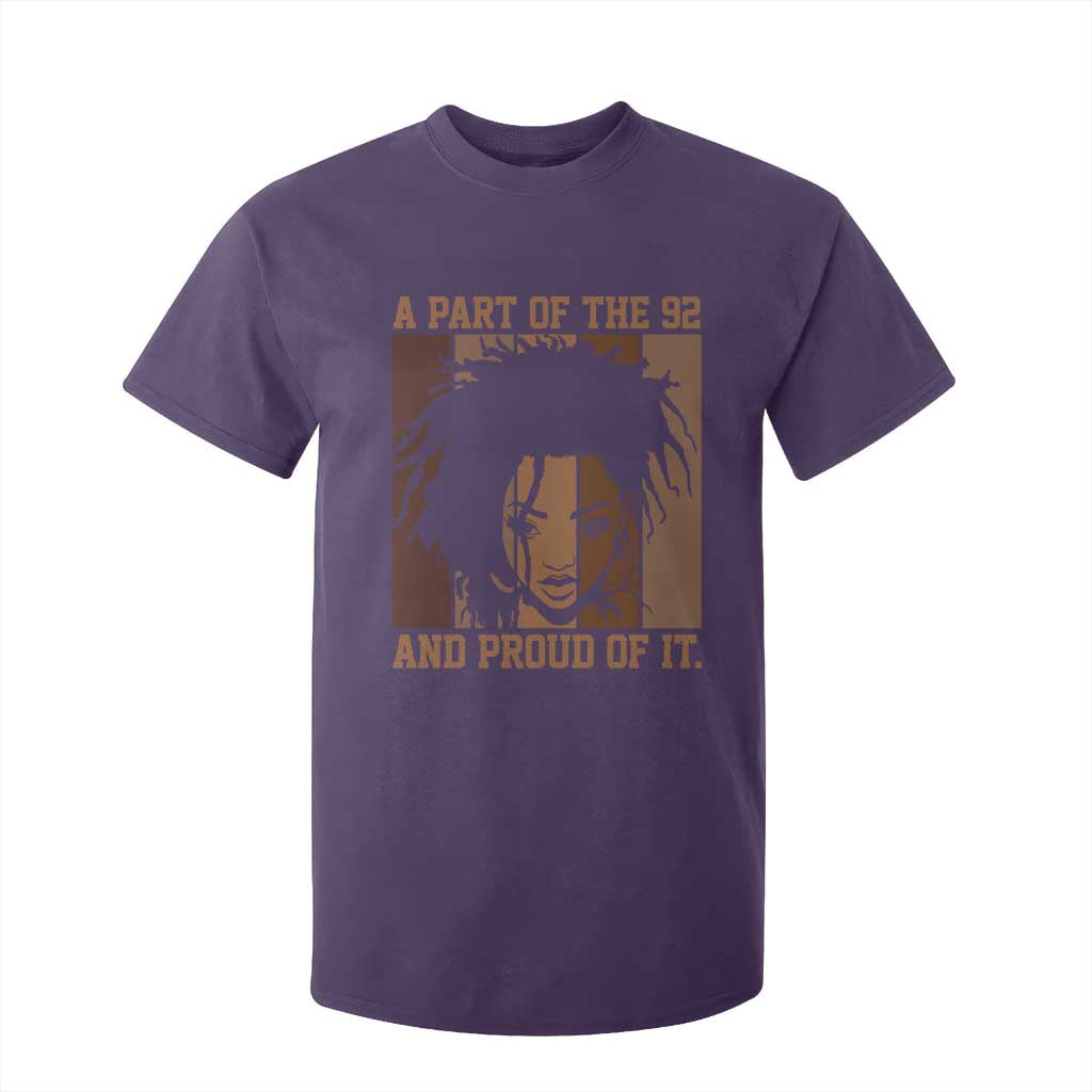 92 Percent Black Woman Power T Shirt For Kid A Part Of The 92% And Proud Of It - African Pride