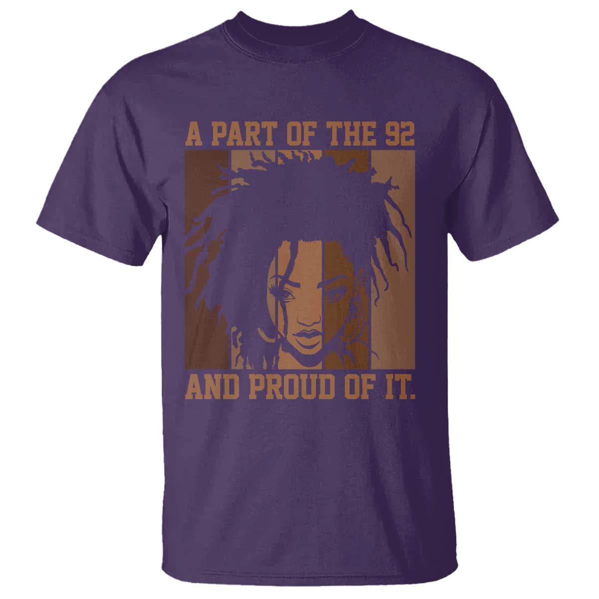 92 Percent Black Woman Power T Shirt A Part Of The 92% And Proud Of It - African Pride