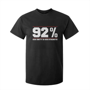 92 Percent Black Woman Power T Shirt For Kid 92% Our Unity Is Our Strength - African Pride