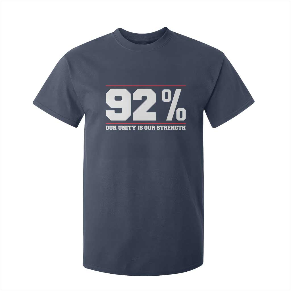 92 Percent Black Woman Power T Shirt For Kid 92% Our Unity Is Our Strength - African Pride
