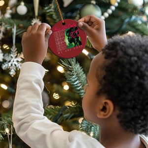 The 92% Black Women Power Christmas Ornament For Us Only 92% We Are Done - African Pride