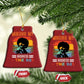 92 Percent Melanin African Women Christmas Ornament Minding My Black Woman Business: The 92% - African Pride