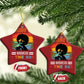 92 Percent Melanin African Women Christmas Ornament Minding My Black Woman Business: The 92% - African Pride
