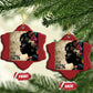 The 92% Black Women Power Christmas Ornament 92 Percent Floral Melanin Girls - African Pride