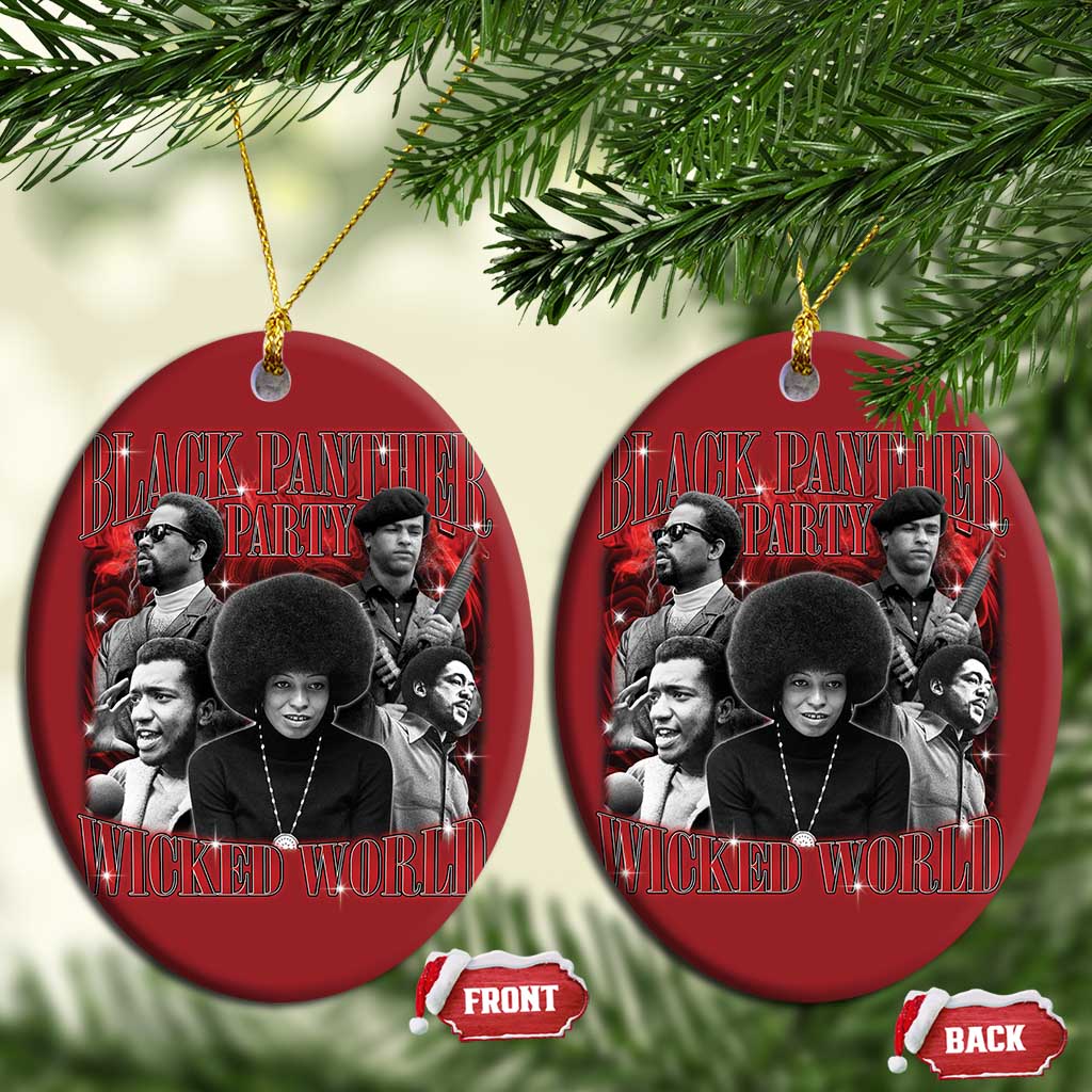 Black Panther Party Christmas Ornament Black History Month - African Pride
