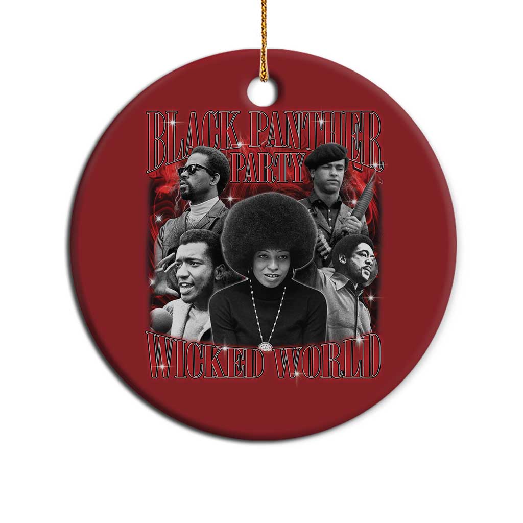 Black Panther Party Christmas Ornament Black History Month - African Pride