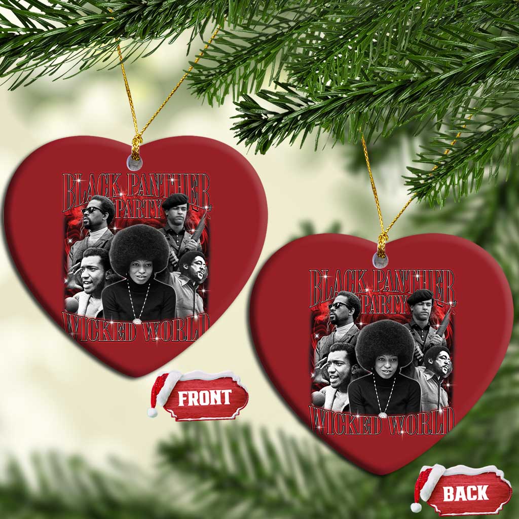 Black Panther Party Christmas Ornament Black History Month - African Pride
