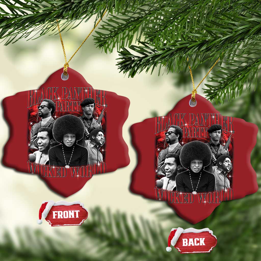 Black Panther Party Christmas Ornament Black History Month - African Pride